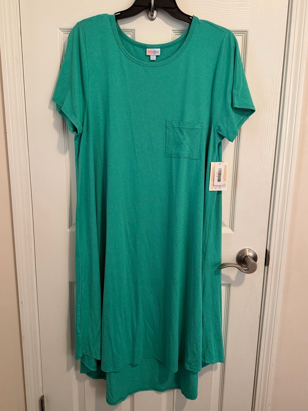 LuLaRoe Carly Dress Green Size 2X NWT